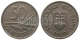 СЛОВАКИЯ (ПРОТЕКТОРАТ ФАШИСТСКОЙ ГЕРМАНИИ) - 50 геллеров 1940 года (регулярный чекан)